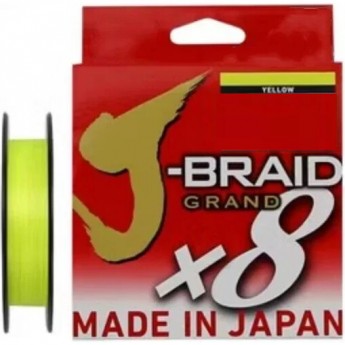 Леска DAIWA J-BRAID GRAND X8 0.10mm-135m YELLOW Леска DAIWA J-BRAID GRAND X8 0.10mm-135m YELLOW